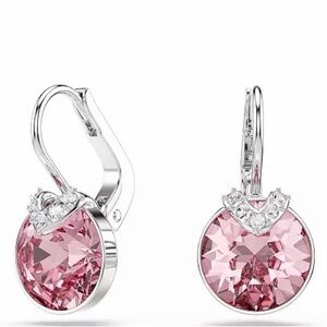 Elegant Pink Crystal Earrings